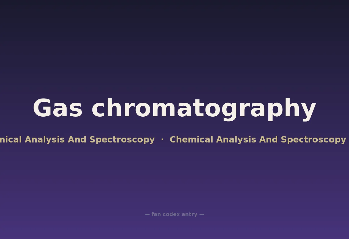 Gas chromatography